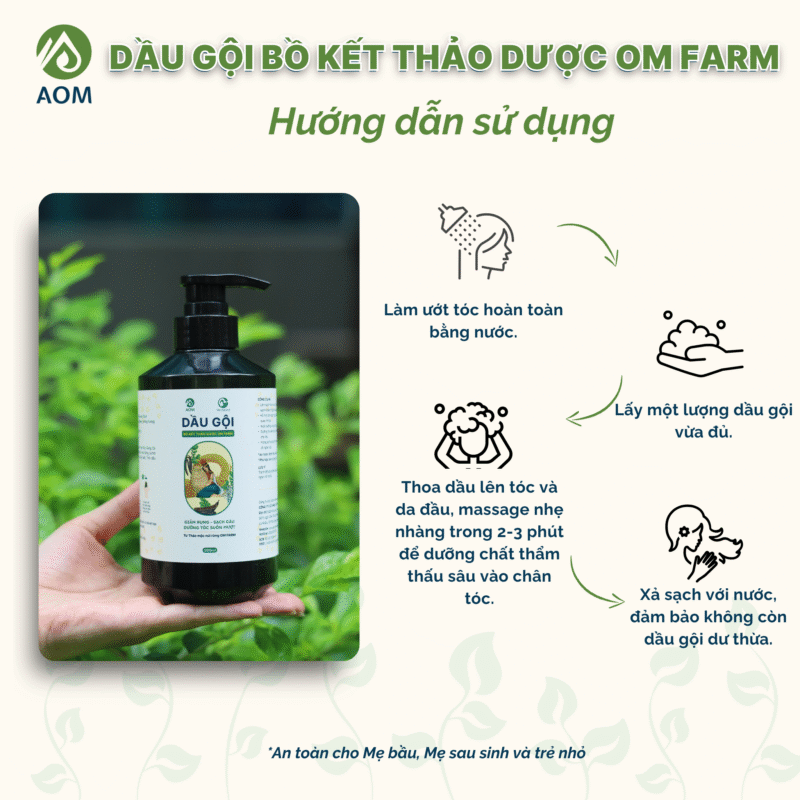 Hướng dẫn sử dụng dầu gội