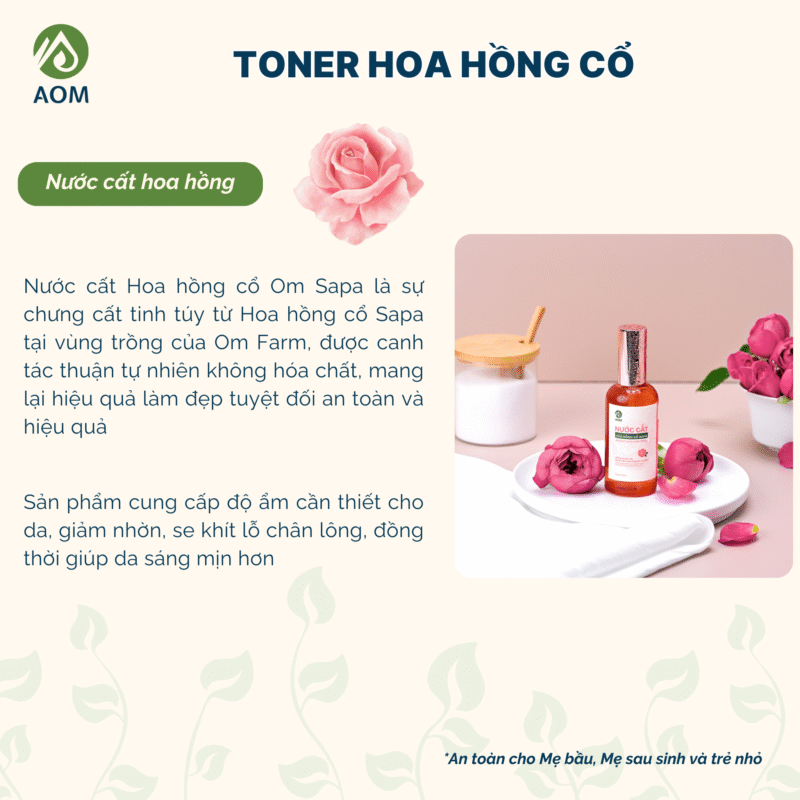 Thành phần Nước cất Hoa hồng