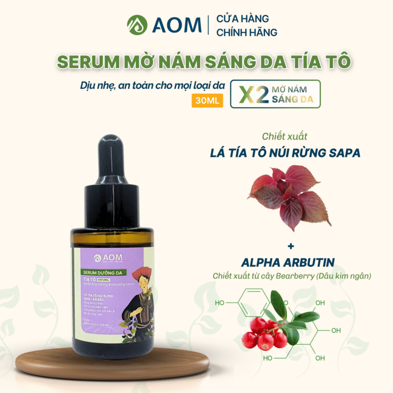 Serum Tía tô AOM