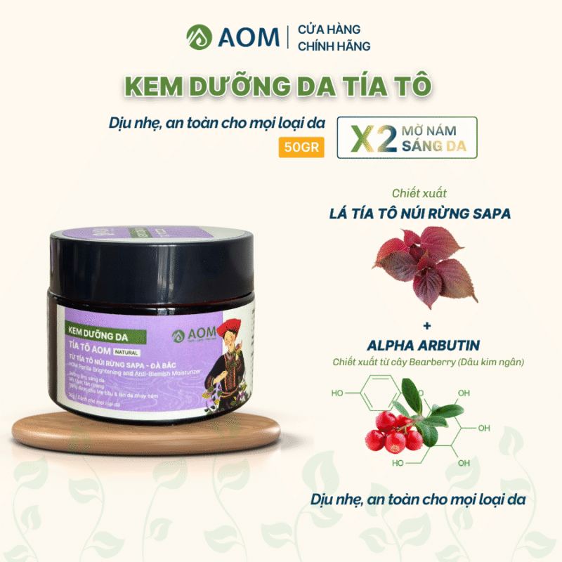 Kem dưỡng Tía tô