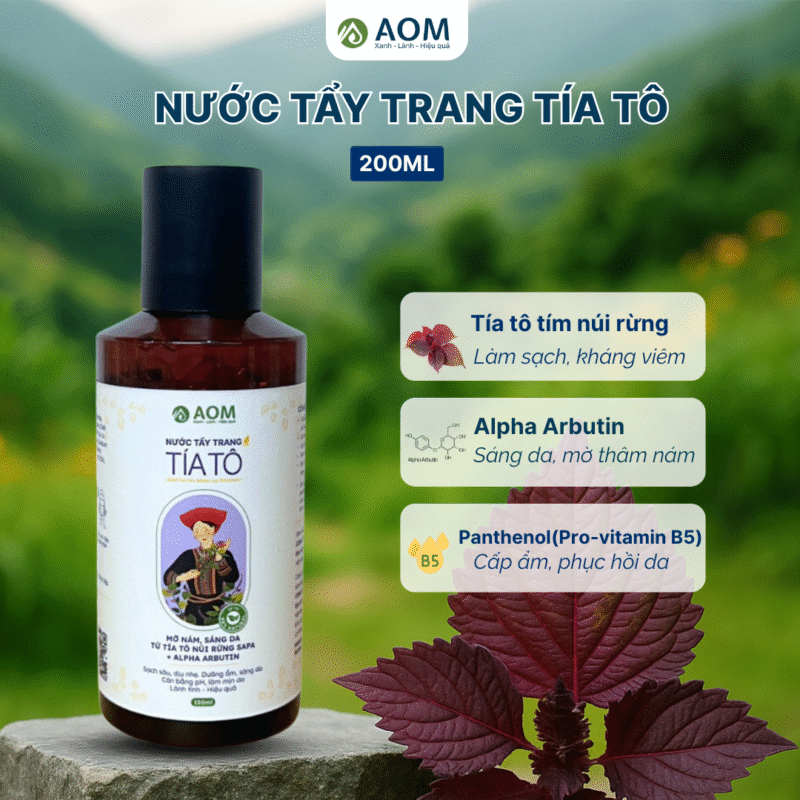 Nước tẩy trang Tía tô 200ML